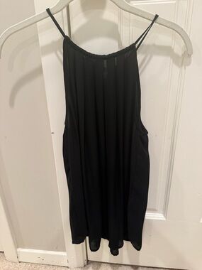 Joie Black Halter Camisole with Slim Spaghetti Straps